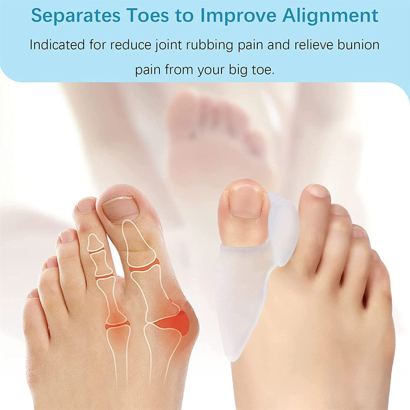 8 Bunion Cushion Protectors, Bunion Pad Bunion Protection, Bunion Corrector Toe Separator For The Big Toe, Bunion Shield For Hallux Valgus, Pain Relief, Bunion Pain, Pressure - NewNest Australia