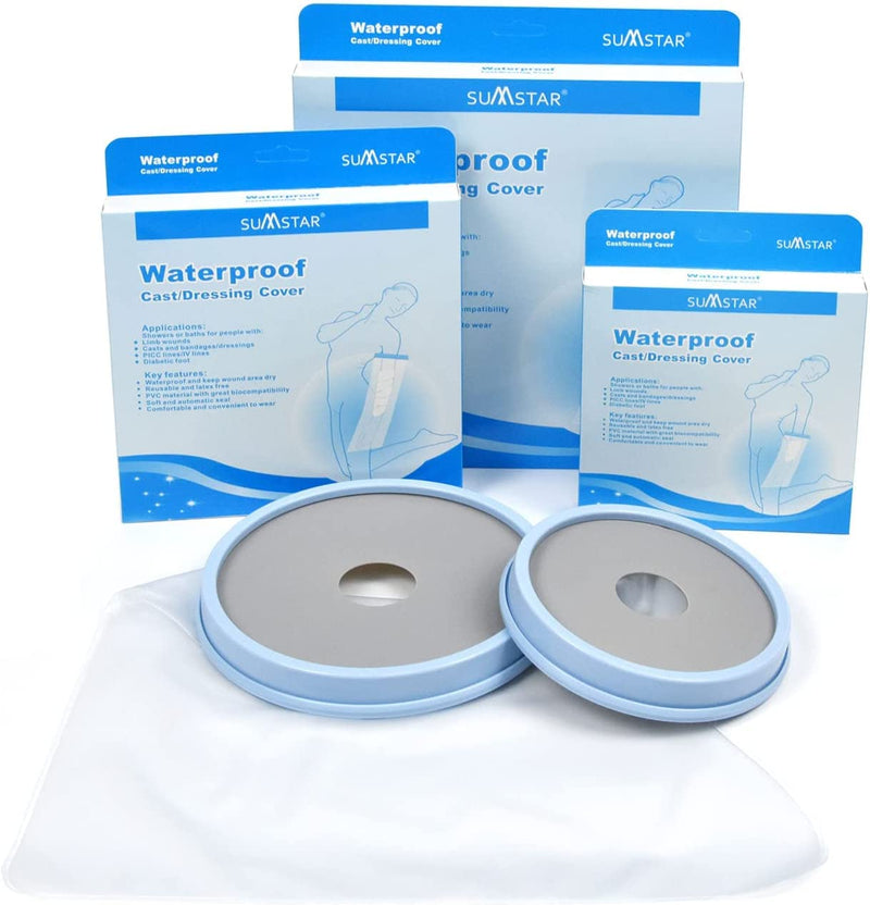 Shower Protection Foot Cast Protection Foot For Shower Bandage Protection Waterproof Adult Reusable Bathing Shower Leg Protection For Broken Toe Ankle Burning - NewNest Australia