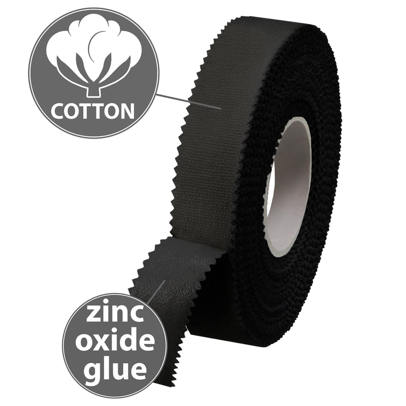 ALPIDEX 4 rolls of sports tape set finger tape 1.5 cm x 10 m tape bandage climbing tape white black volleyball handball bouldering - NewNest Australia