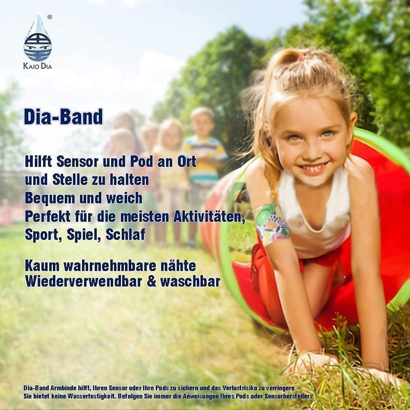 Slide Band Children, Glucose Sensor Protection Bracelet Freestyle Libre, Medtronic, Dexcom Or Omnipod - Comfortable Reusable Diabetic Tape (Junior.Xs (17-19 Cm)) - NewNest Australia
