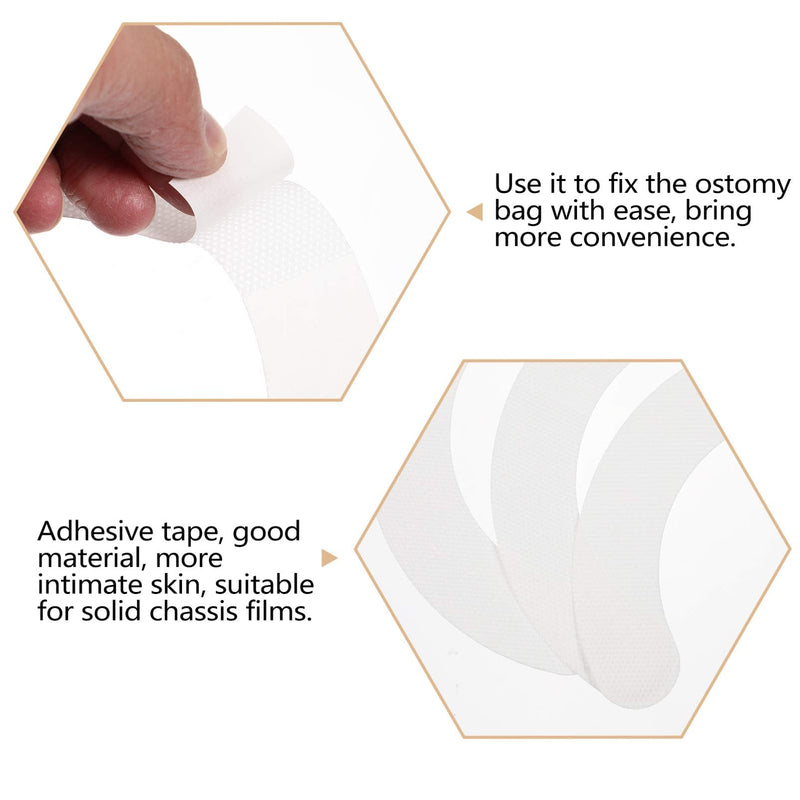 Healifty Pack of 20 Skin Protection Strips Elastic Stoma Protection Tape Waterproof Hydrocolloid Extender Adhesive for Stoma Bag Accessories - NewNest Australia