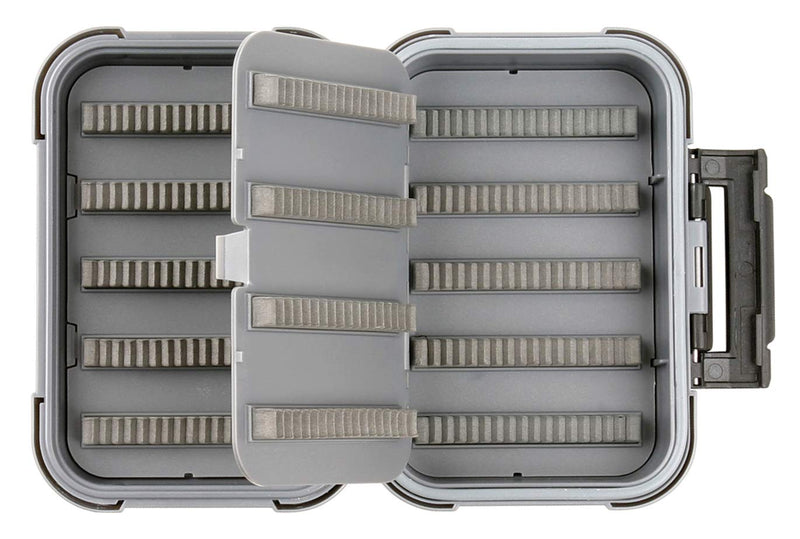 Flambeau Outdoors 2926SL Blue Ribbon Waterproof Fly Box - Medium Fly Storage with Foam and Swing Leaf, Gray - NewNest Australia