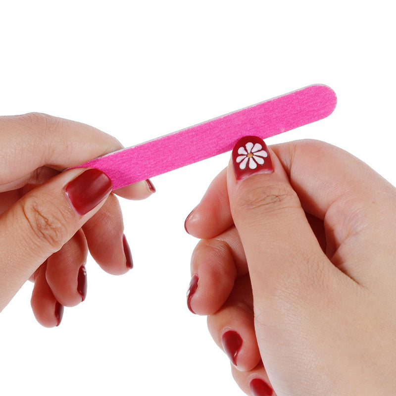 Faburo 100PCS Double-Sided Disposable Nail File 180/240 100 Pieces (Pack of 1) - NewNest Australia