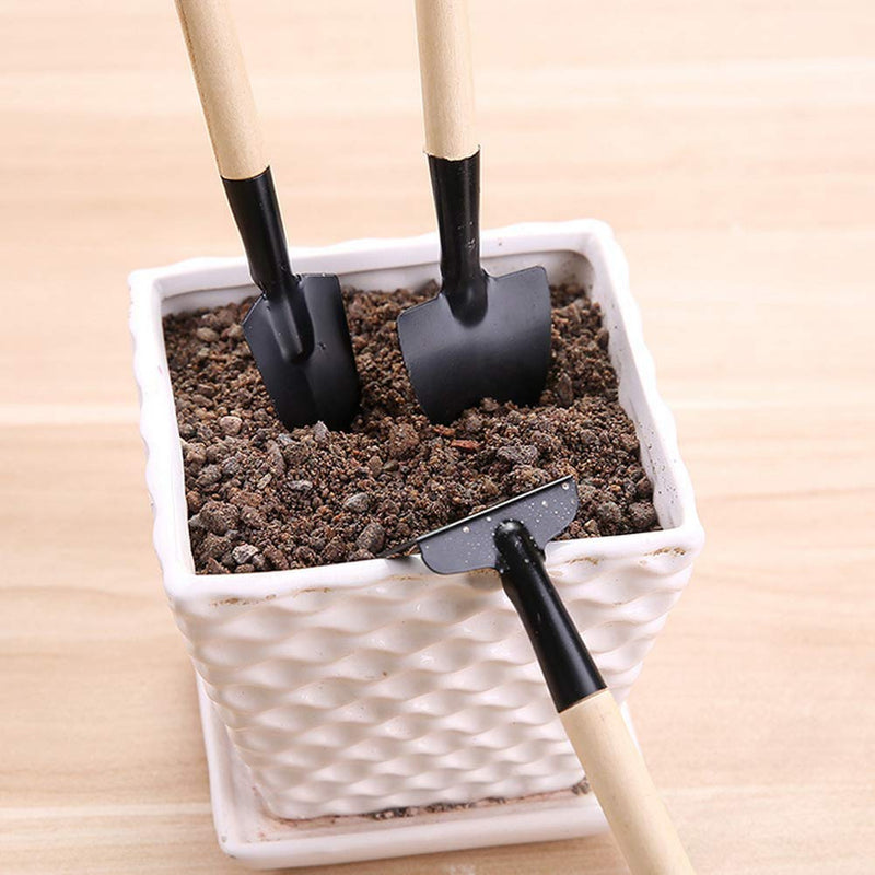 luzen 3 Pieces Small Gardening Hand Shovel Garden Trowel Transplanter Lightweight Comfortable Ergonomic Handle Gardening Tool Set Potted Plants Handle Garden Tool for Houseplant - NewNest Australia