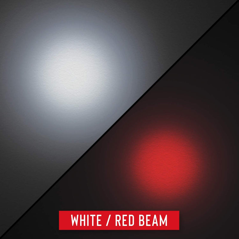 Coast HX4 80 Lumen Dual Color (White & Red) Magnetic LED Clip Light with Beam Rotation, black - NewNest Australia