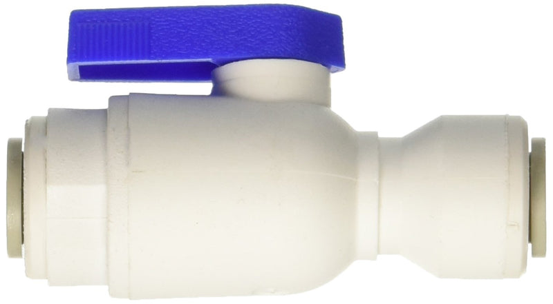 Parker Hannifin PP6VUC6-MG TrueSeal Polypropylene Union Connector Ball Valve, 3/8" Push-to-Connect Tube x 3/8" Push-to-Connect Tube 1 - NewNest Australia