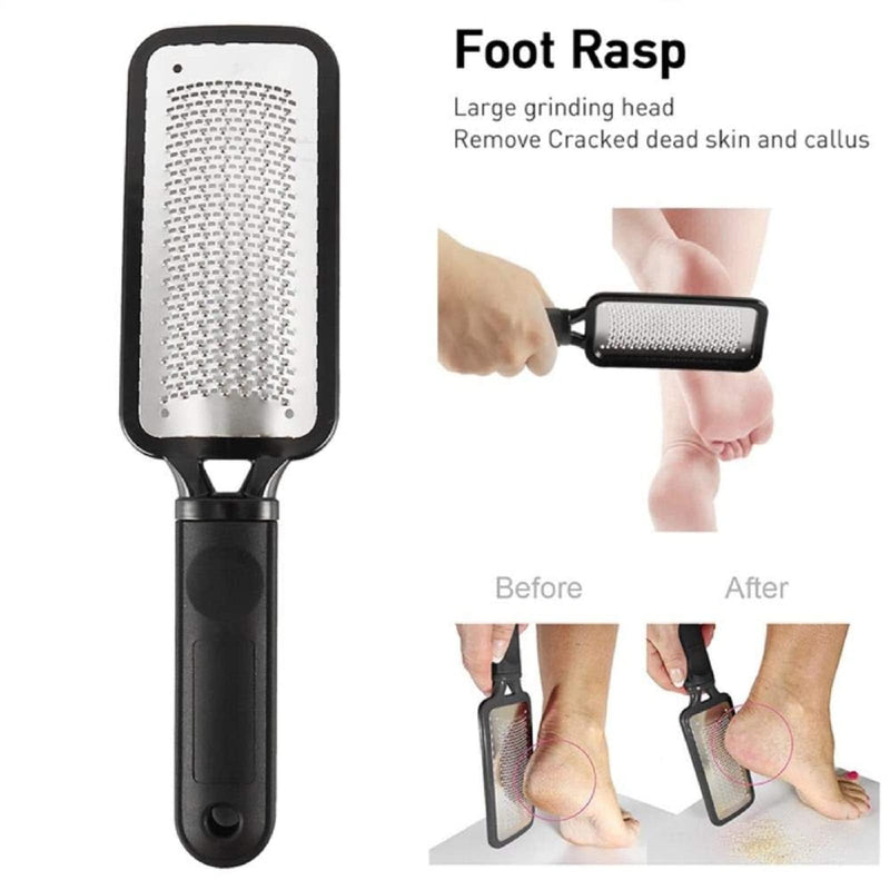 Colossal Pedicure Rasp Foot File, Professional Foot Care Pedicure Stainless Steel File to Removes Hard Skin, Can Be Used On Both Dry and Wet Feet - NewNest Australia