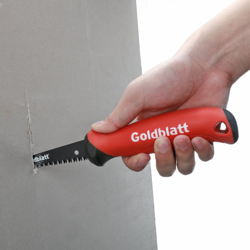 Goldblatt Drywall Hand Saw - 6-inch Jab Saw, Keyhole Saw Soft Grip Handle Sheetrock Saw, Wallboard Saw with 8-TPI Bi-metal Blade - NewNest Australia