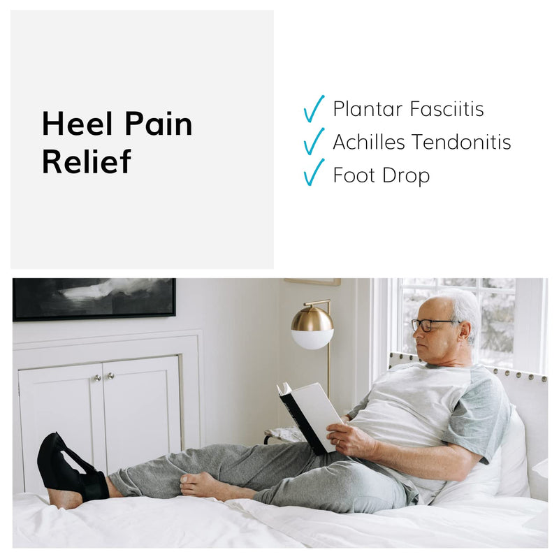 BraceAbility Plantar Fasciitis Night Socks | Soft Stretching Boot Splint for Sleeping, Achilles Tendonitis Foot Support & Heel Pain Relief Compression Sleeve (Large) Large - NewNest Australia