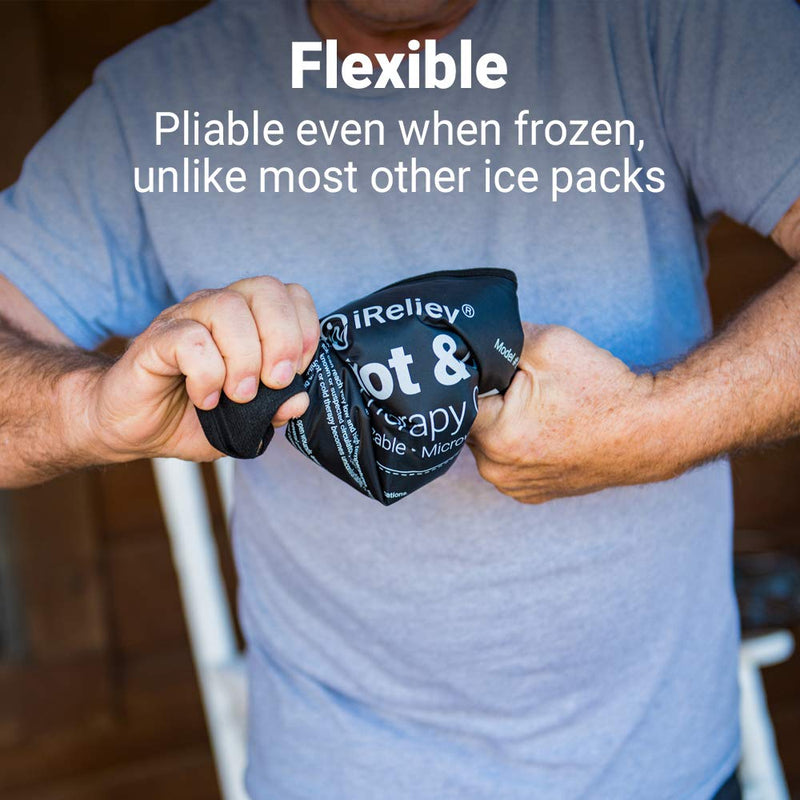 Ice Pack for Hot & Cold Therapy Gel Pack - Hot & Cold Relief, Reusable, Freezable & Microwaveable, Pain & Muscle Soreness, Arm, Leg, Knee, Shoulder, Back Pain Relief, Compression Pack & Strap Small (Pack of 1) - NewNest Australia