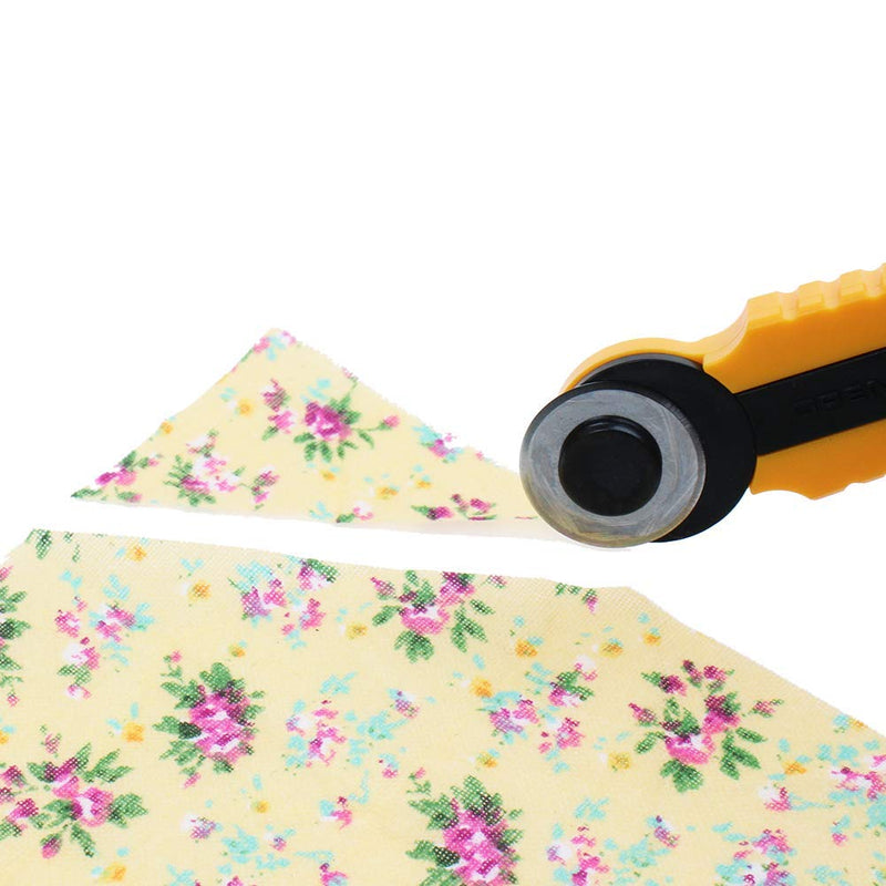 AUTOTOOLHOME 18mm Rotary Cutter Blades 10 Pack Replacement Rotary Blades Cutting Fabric Paper Quilting Scrapbooking Sewing Patchwork Tool - NewNest Australia