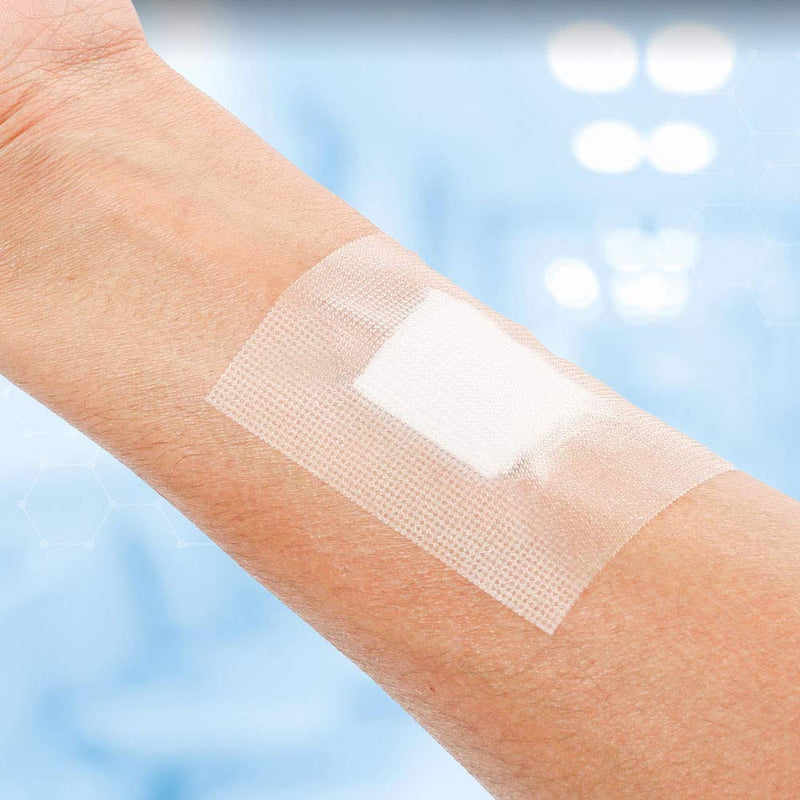 LotFancy Transparent Medical Tape, 6Rolls 2inch x 10Yards, Adhesive Clear Hypoallergenic Surgical Tape, PE First Aid Tape for Wound, Bandage, Sensitive Skin, Latex Free - NewNest Australia
