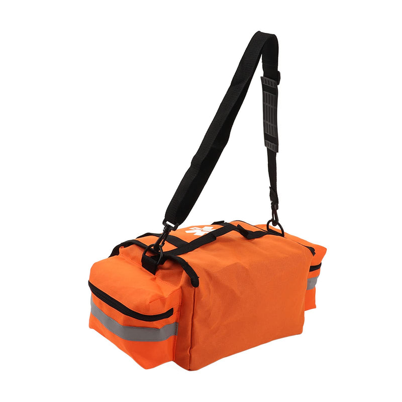 First Aid Medical Bag Light Orange With Reflective Stitching Oxford Fabric First Aid Trauma Bag For Outdoor Use, Orange, Portable, Large Capacity For Travel At Home - NewNest Australia
