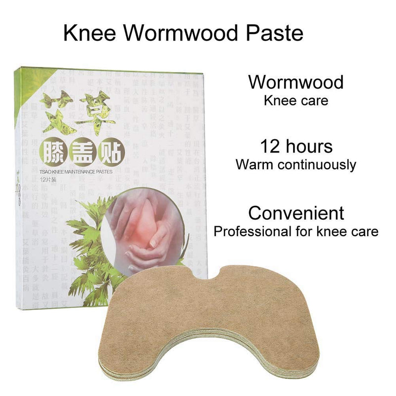 Pain Relief Patch, 12Pcs/Box Self-heating Moxibustion Sticker Knee Pain Relieve Knee Pain Patch Paste Heat Patches for Joint Pain Relief - NewNest Australia