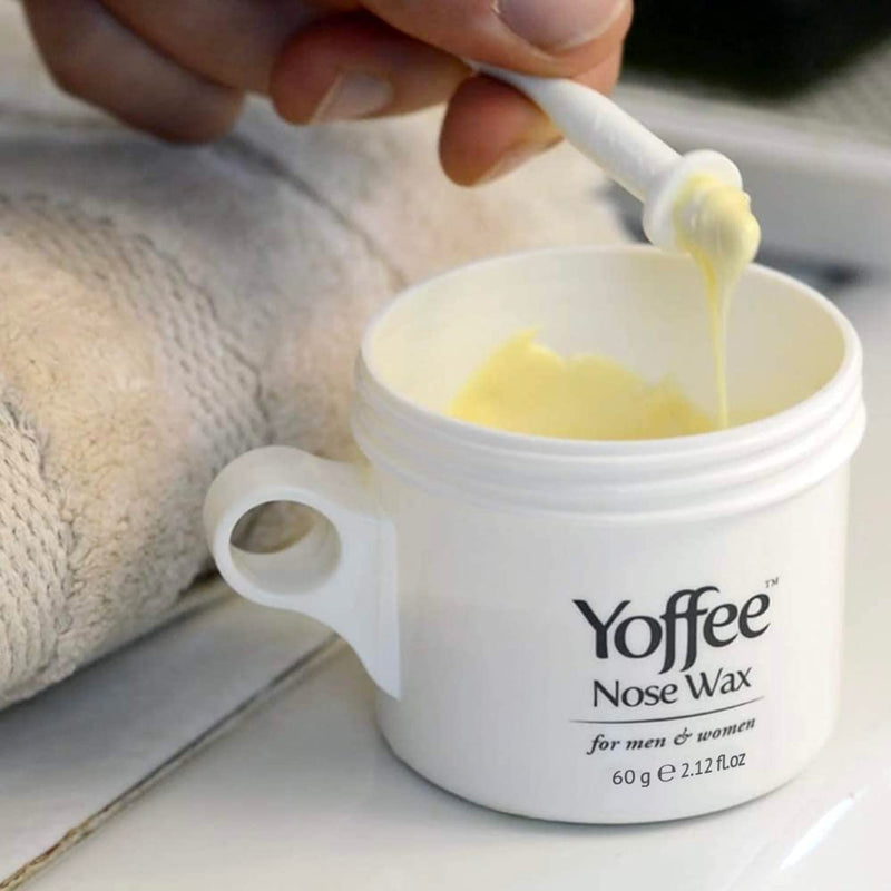 Original Yoffee Nose Wax Kit - Nose Waxing Kit for Men & Women - Nose Hair Wax with natural Bio-Beeswax & Aloe Vera - 10 Reusable Nose Wax Sticks - Easy, Quick & Painless - 2.12 fl.oz - Made in Spain KIT WAX - NewNest Australia