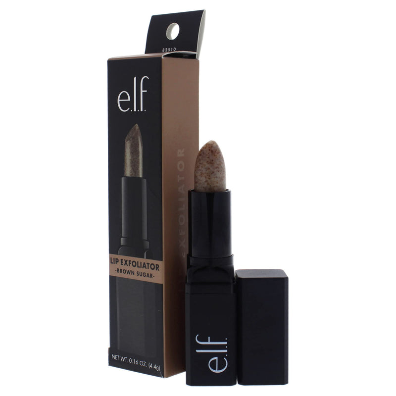 e.l.f., Lip Exfoliator, Smoothing, Conditioning, Easy To Apply, Removes Dry, Chapped Skin, Brown Sugar, Infused with Vitamin E, Shea Butter, Avocado, Grape and Jojoba Oils, 0.32 Oz - NewNest Australia