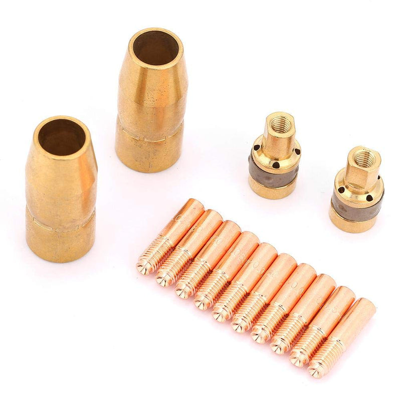 14pcs Welding Torch Accessory Welding Set Nozzle Contact Tip Mig Parts Fit Miller (2pcs 169715+2pcs 196716+10pcs 000067) - NewNest Australia