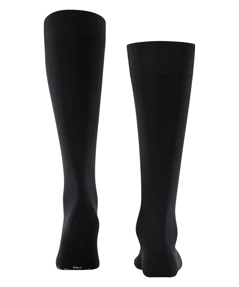 Falke Lufthansa Travel & Comfort Men'S Energizing Cotton Knee Socks Breathable Cotton Compression Stockings Elegant For Travel Long Standing Flights Invigorating The Legs 1 Pair - NewNest Australia