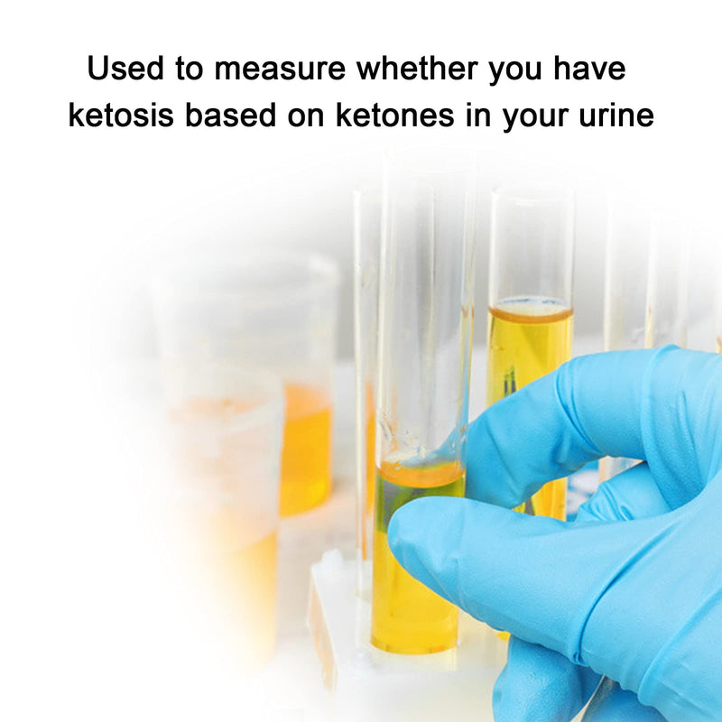 Pack of 100 urine test strips, ketone test paper, strip urine ketone test strips for reliable results, accurate diabetes & ketosis test for urinary sugar & glucose detection - NewNest Australia