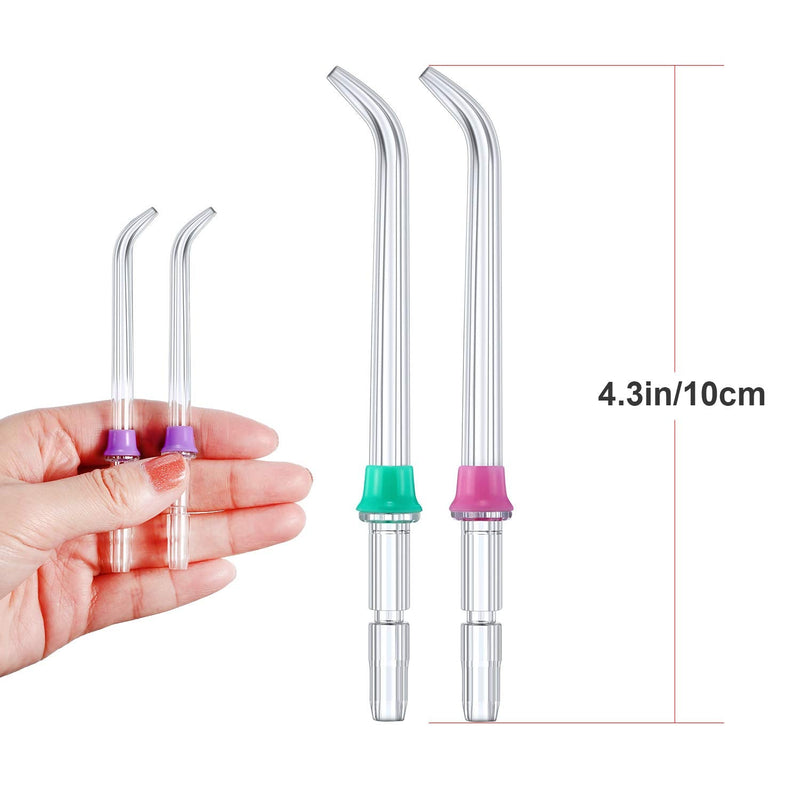 Replacement Classic Jet Tips Dental Water Jet Nozzle Accessories for Wasserpik Water Flossers (Like WP-100) and Other Oral Irrigators (6 Pieces) 6 Pieces - NewNest Australia