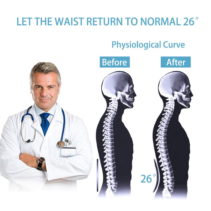Back Stretcher Lumbar Support Back Board Back Stretcher For Lower Back Stretching Device Back Massage Lumbar Stretcher Sciatica Back Stretcher Posture Corrector Spine Relacs Massage Purple - NewNest Australia