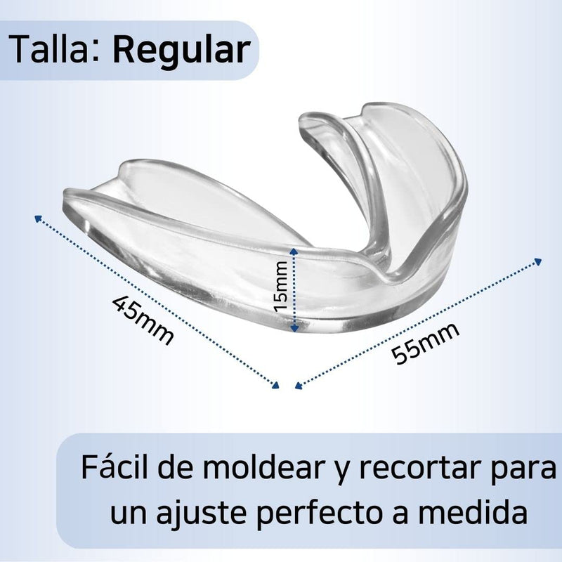 Runesol Mouth Guard for Grinding Teeth, 6 x Regular, Gum Shield for Teeth Grinding, Bruxism Mouthguard, Night Tooth Guard for Adults, Stop Grinding Dental Protector, Class 1 Medical Device UKCA CE - NewNest Australia