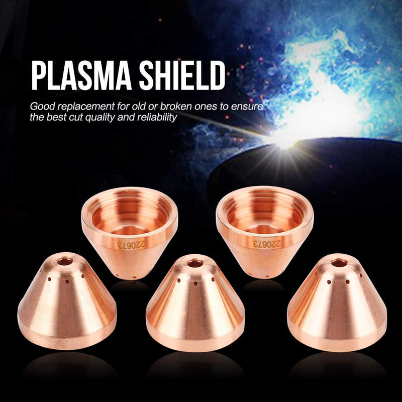 5 pcs Plasma Consumables 220673 Plasma Shield Cap Fit MAX45 Plasma Cutter Torch - NewNest Australia