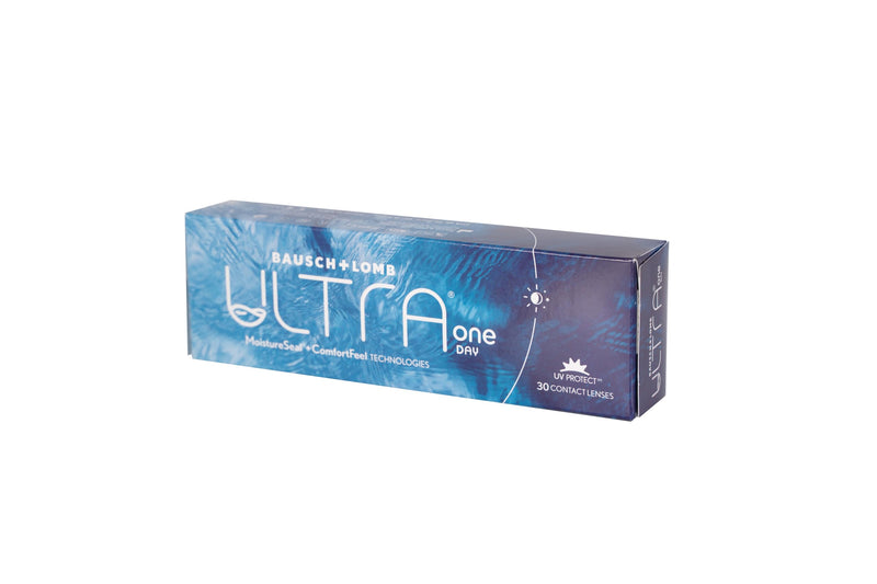 Bausch + Lomb ULTRA ONE DAY, spherical daily lenses, premium soft contact lenses, 30 pieces, / BC 8.6 mm / DIA 14.2 / -1.25 diopters -1.25 diopters 8.6 millimeters 14.2 millimeters - NewNest Australia