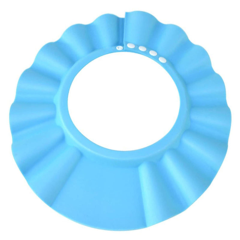 Baby Shower Cap Soft Adjustable Baby Bath Head Cap Visor for Washing Hair Shower Bathing Protection Bath Cap for Toddler, Baby, Kids, Children blue - NewNest Australia