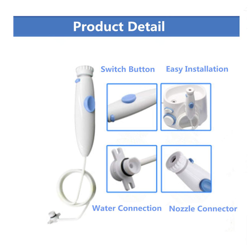 YanBan Oral Hygiene Standard Plastic Handle for Waterpik WP100 WP100e WP450 WP660 WP900, White - NewNest Australia