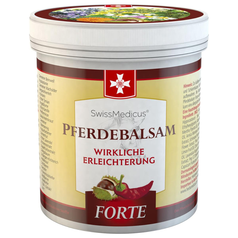 Swissmedicus Horse Balm Massage Gel With 25 Herbal Extracts (Comfrey, Horse Chestnut, Arnica, Eucalyptus) Noticeable Relief For Massage For Musces, Joints, Back Warming, Extra Strong 500 Ml - NewNest Australia