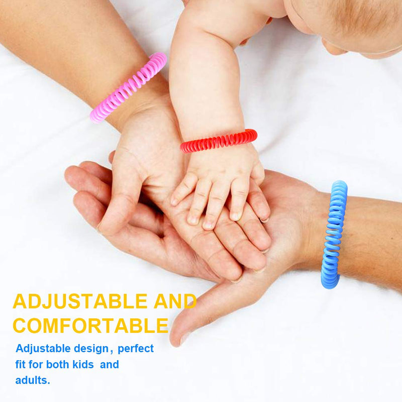 BuggyBands Mosquito Bracelets, 24 Pack Individually Wrapped, DEET Free, Natural and Waterproof Band - NewNest Australia