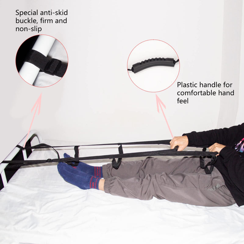 KkaFFe Bed Ladder Assist, Bed Ladder Straps with Handles, 6 Handle Bed Ladder Straps, Multi Handle Pregnant Awakening Aids, Pull Up Assist Device for Elderly Patient Safety and Stability - NewNest Australia
