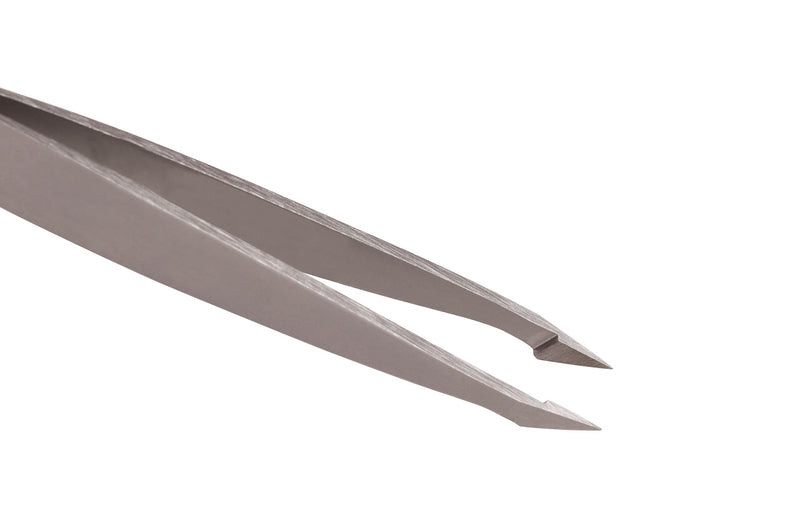 Faude combination tweezers - pointed tweezers for splinters, and eyebrow tweezers for ingrown and fine hairs in one (stainless steel). - NewNest Australia
