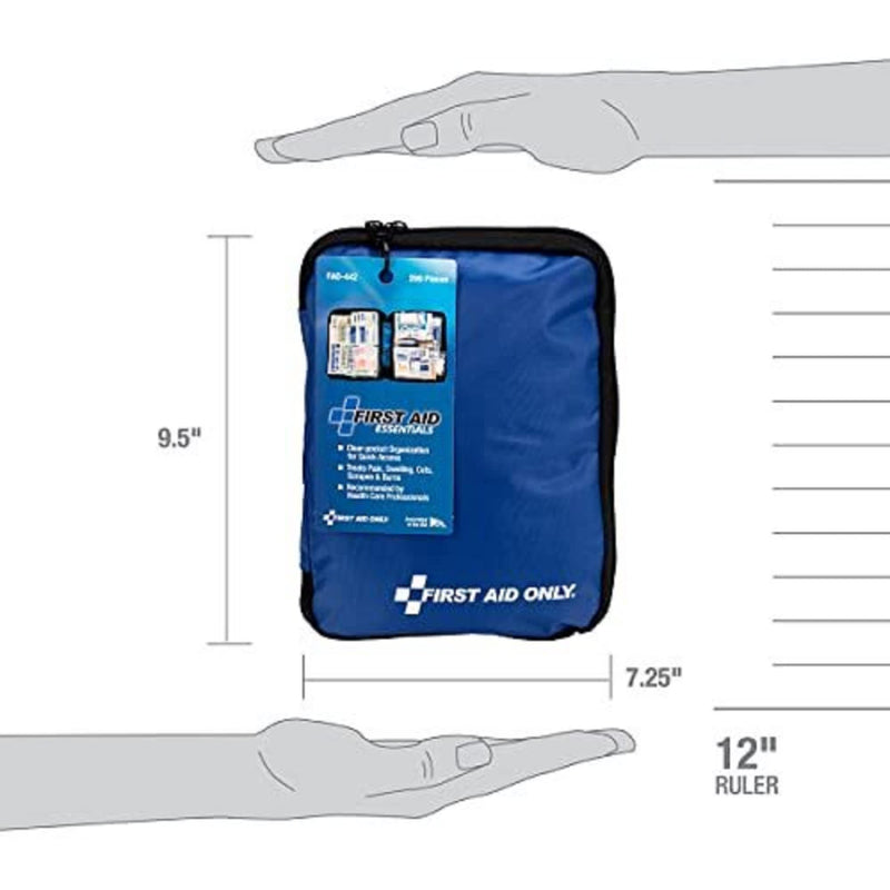 First Aid Only All-Purpose Essentials Soft-Sided First Aid Kit, Blue, 298 Pieces 1-Pack - NewNest Australia