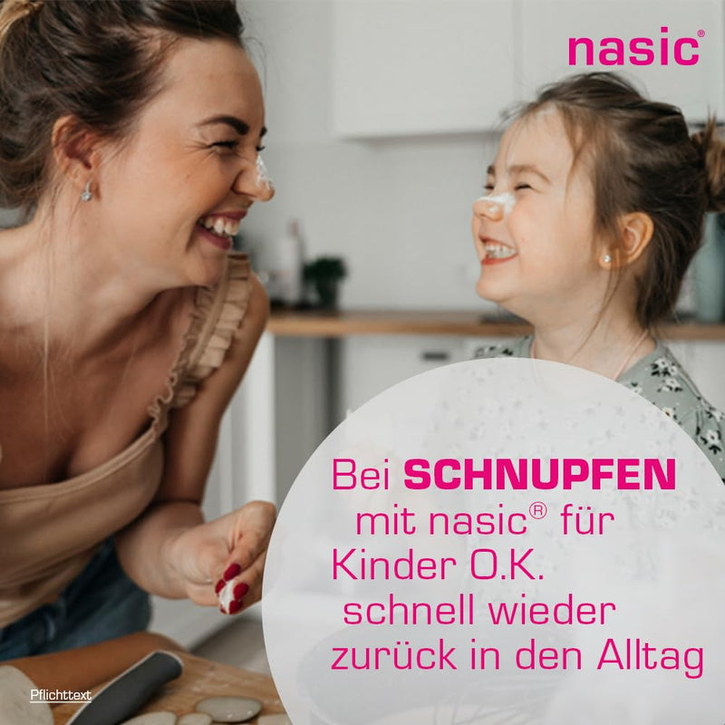 nasic for children OK nasal spray with the active plus | Decongestant cold spray without preservatives for children aged 2 and over | With xylometazoline & dexpanthenol | Economy set with 2 x 10 ml - NewNest Australia