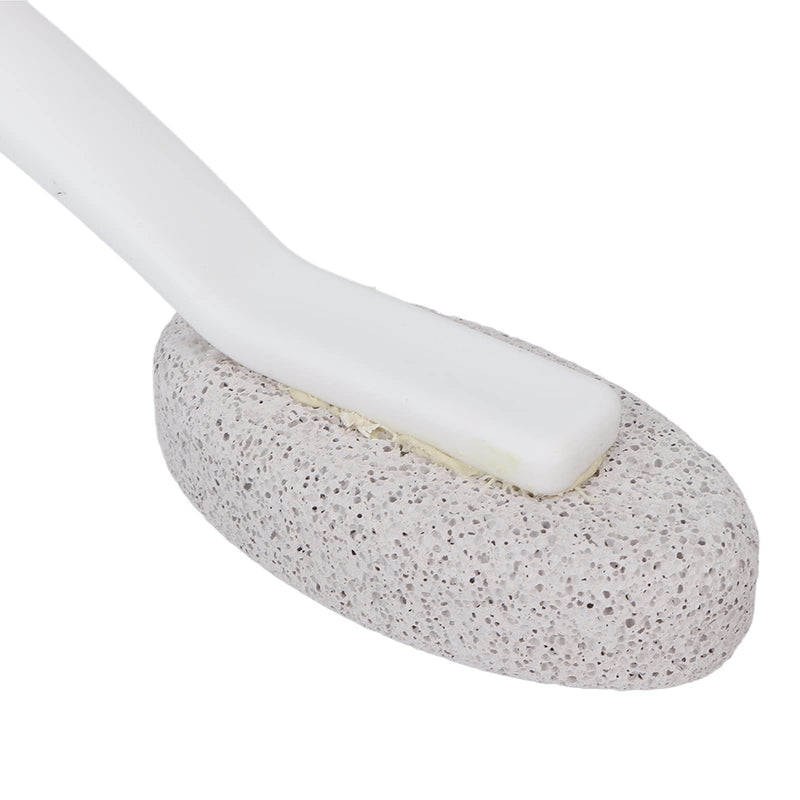 Alvinlite Pumice Stone Toilet Cleaner, Pumice Stone Toilet Brush, Toilet Stain Remover, Heavy Duty Toilet Scrubber, Limescale Remover With Long Handle For Toilet, Bathtub - NewNest Australia