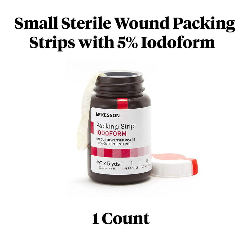 McKesson Wound Packing Strip Cotton 1/4" x 5 yd Sterile 61-59145, 1 Ct - NewNest Australia