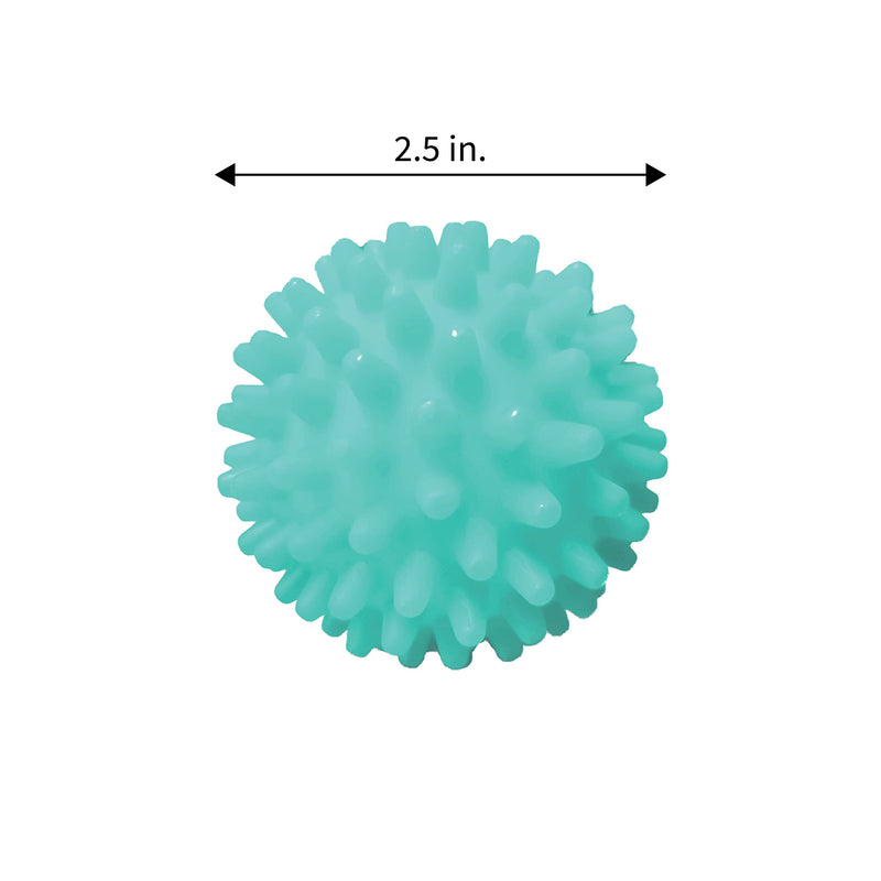 S&T INC. Reusable Laundry Dryer Balls, Soften and Fluff Laundry, Blue, 2.5 in, 6 Pack - NewNest Australia