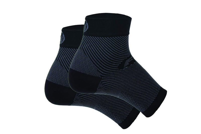 Orthosleeve Fs6 Foot Bandage Exclusive Compression Zone Technology With 6 Zones, Plantar Fasciitis, Heel Pain & Relief From Swelling | 24 Hour Comfort | 1 Pair, Black - Size M - NewNest Australia