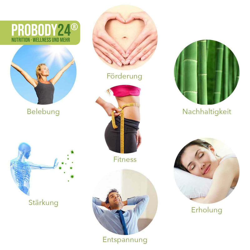 ProBody24® Bamboo Vital Foot Plasters, 100% natural ingredients, wellness foot pads 10 pieces - NewNest Australia