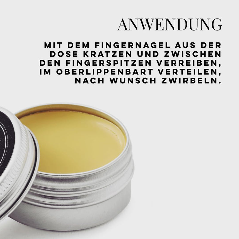 Beyer's Oil Mustache Wax Verbena 15 ml - Beard wax - Handmade in Bavaria - 100% natural - Shapes the mustache into a perfect mustache - NewNest Australia