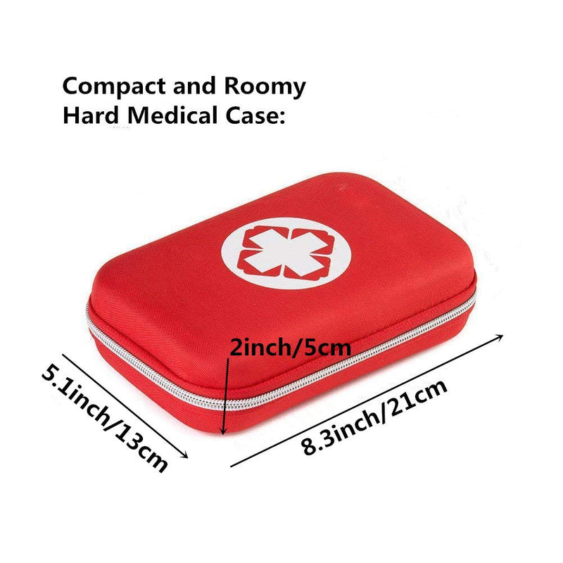 Lifesport First Aid Kit, First Aid Kit, Emergency Bag, Medical Bag, Small, Compact, Perfect Design For Home, Car, Camping, Hunting, Travel, Nature And Sports (Red) - NewNest Australia