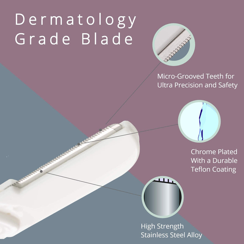 Dermaplaning Tool – Practical Eyebrow, Face and Peach Fuzz Hair Removal Razors for Women (6 Count) 6 Count (Pack of 1) - NewNest Australia