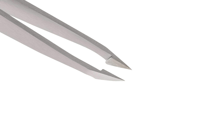 REMOS combination tweezers stainless steel [INOX] 9.5 cm - 2-in-1 for splinters - hair satin - NewNest Australia