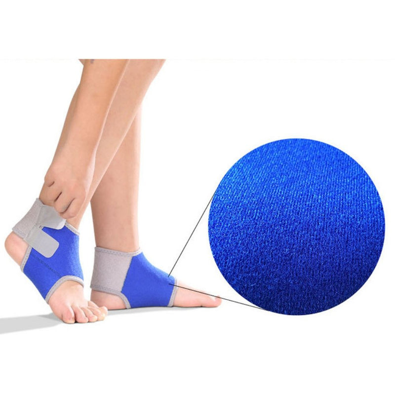 1 Pair Girls Boys Ankle Support Brace Compression Neoprene Ankle Strap Foot Wrap Protector for Strains Sprains Arthritis Ankle Tendon Pain Relief Recovery Exercises, Basketball,Ski, Cycling, Running Blue EU 30-35, recommend Kids UK 1-2.5 - NewNest Australia