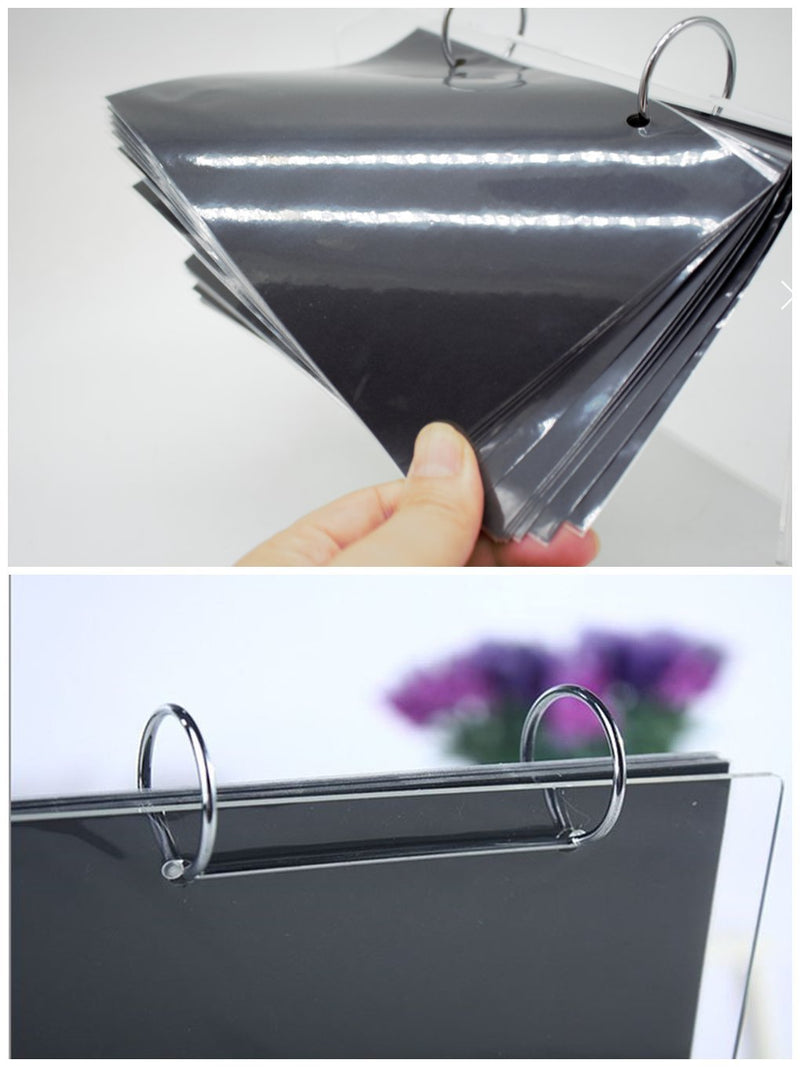 Clear Slant Back Acrylic Sign Holder,Frames Desktop Display Holder"L" Type with Vertical Stand Menu Holders,Photo Clip 13 Shows 26 Photos Photography Studio/Album Horizontal 4x6" - NewNest Australia