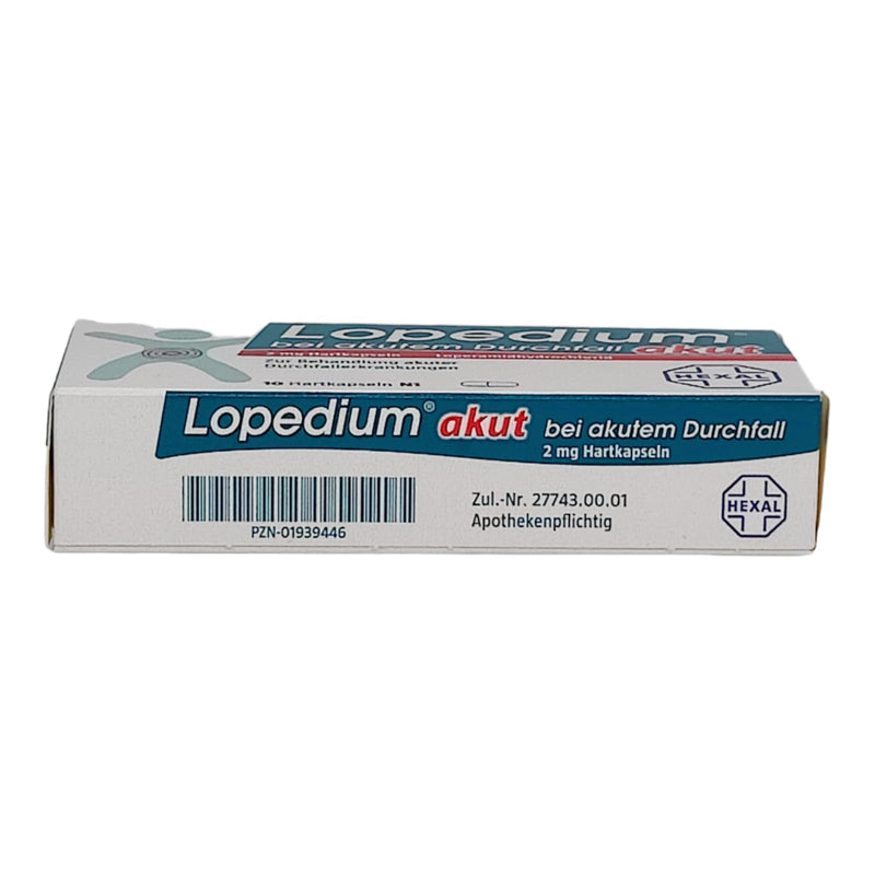 LOPEDIUM acute 3x 10 capsules economy set I quick help against acute diarrhea I reliably stops diarrhea I with give-away from Pharma Perle - NewNest Australia