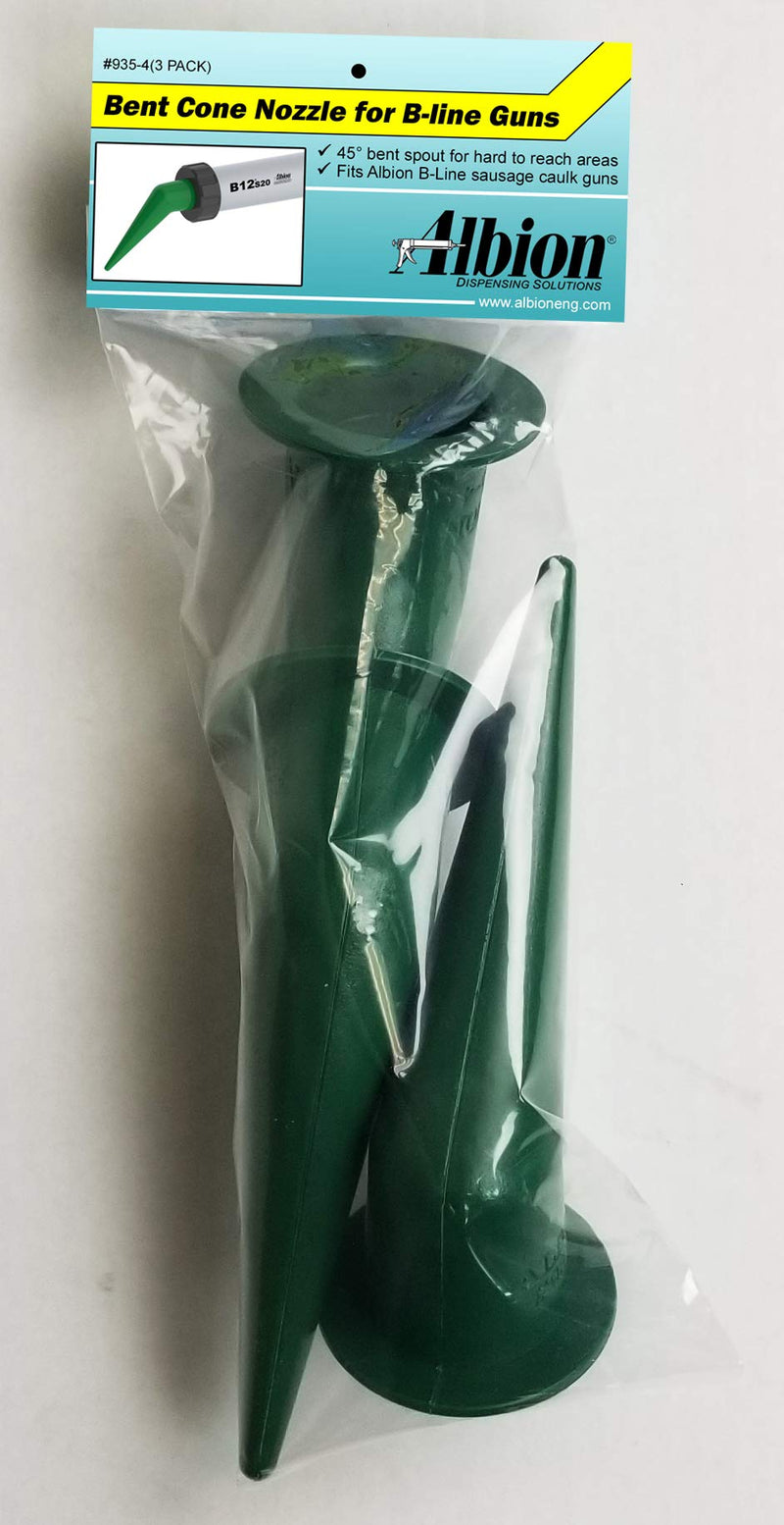 Albion Engineering Company 935-4(3 Pack) Bent Cone Nozzle for Albion B-Line Sausage Guns, Pack of 3 - NewNest Australia