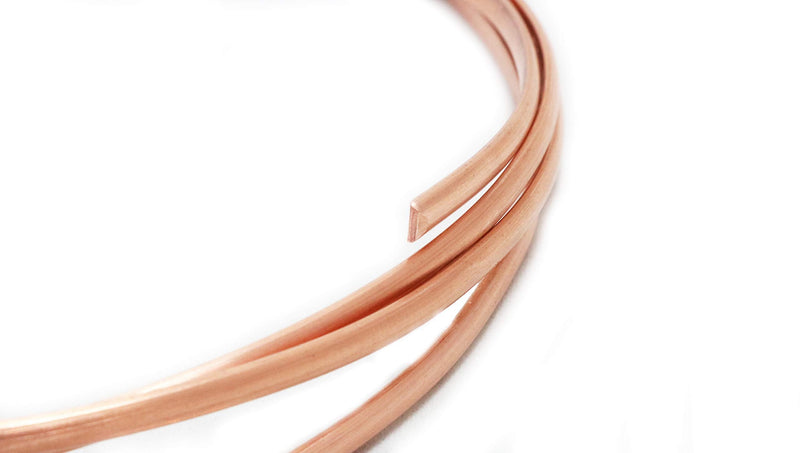21 Gauge 99.9% Pure Copper Wire Dead Soft Half Round - 25 Feet by CRAFT WIRE 21 Gauge Copper 999 Pure 1 - NewNest Australia